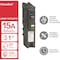 Square D Miniature Circuit Breaker, HOM Series, 15A, 1 Pole, 120V AC, 10kA HOM115PCAFIC - alternate 5